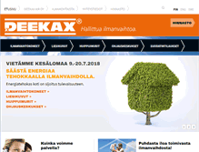 Tablet Screenshot of deekaxair.fi